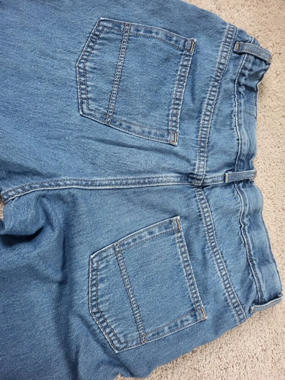 Classic Wide-Leg Kids Jeans - Blue